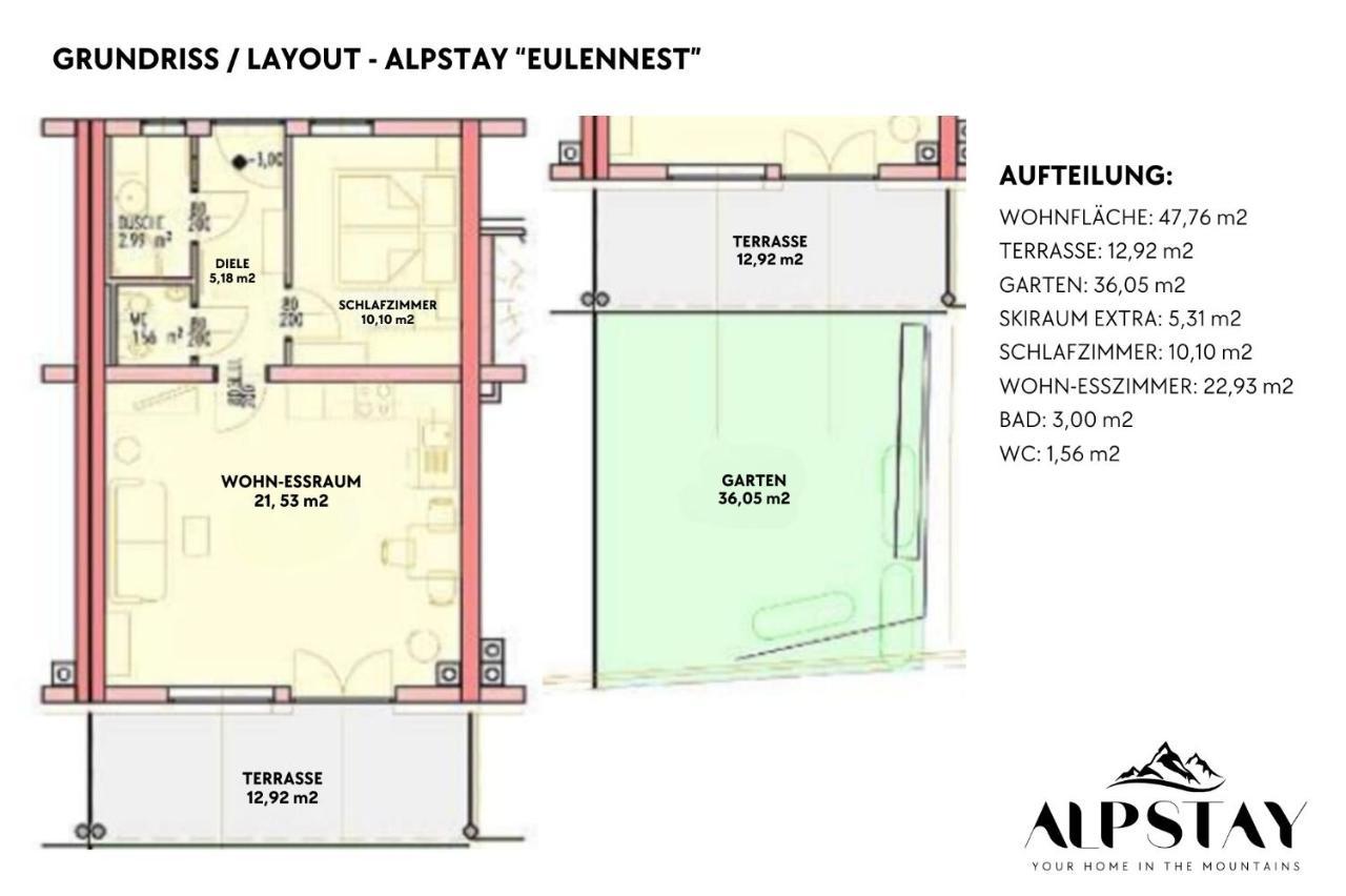 Alpstay "Eulennest" - Kaernten Card Sommer Inklusive Bad Kleinkirchheim Buitenkant foto